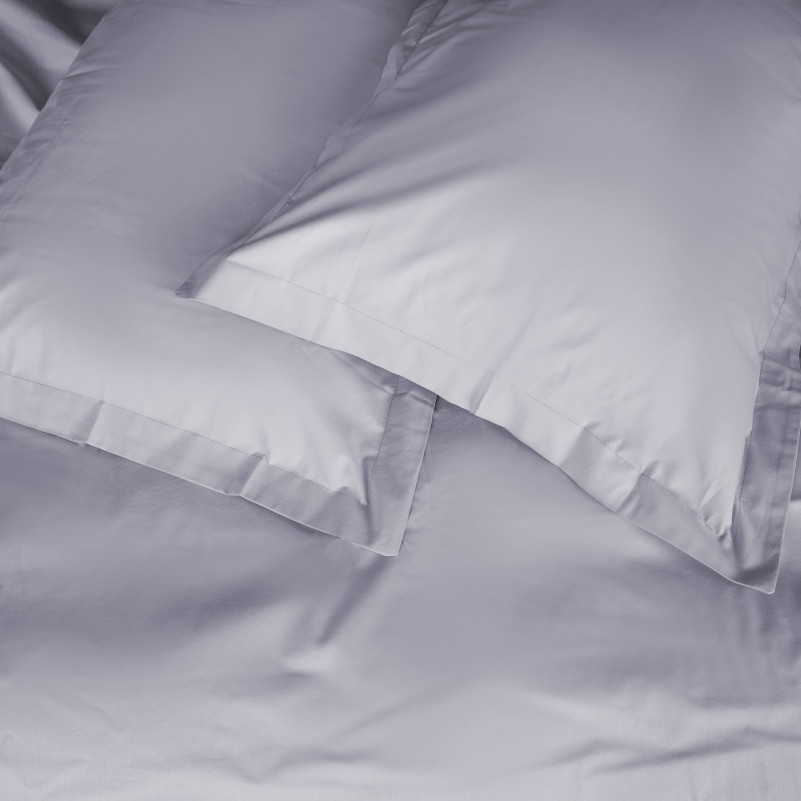 Простынь на резинке Poplin Line "054 Light Gray" - высота 25 см (детские 10 см) - 3