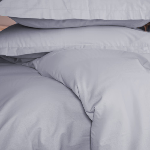 Простынь на резинке Poplin Line "054 Light Gray" - высота 25 см (детские 10 см) - 2