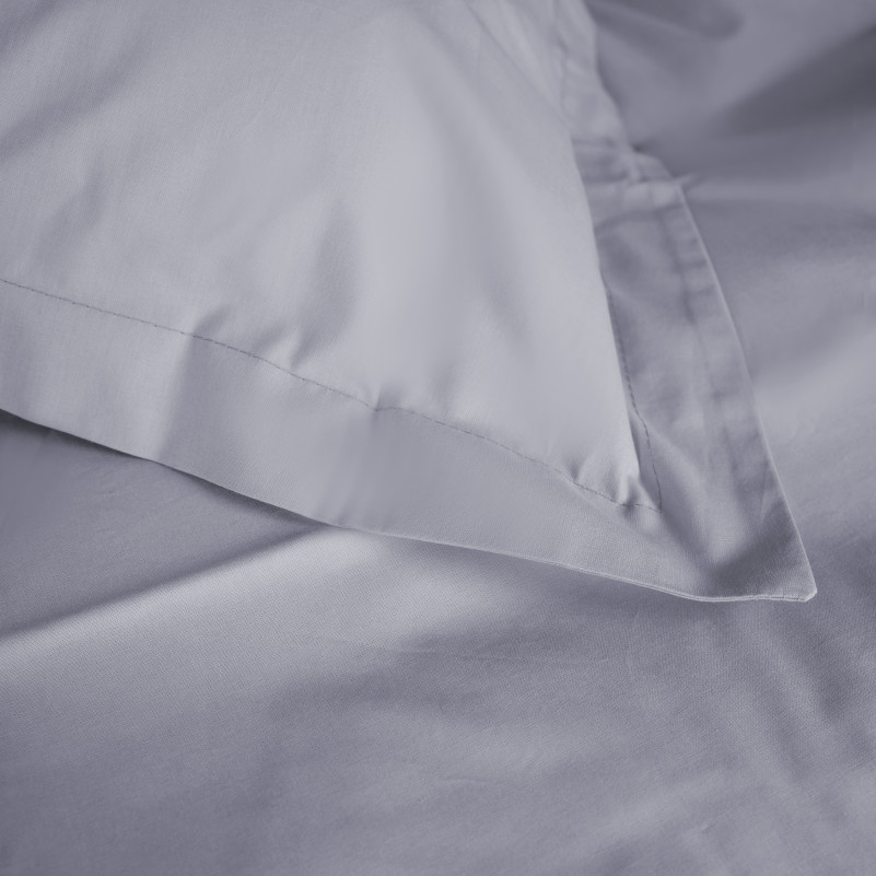 Простынь на резинке Poplin Line "054 Light Gray" - высота 25 см (детские 10 см) - 5