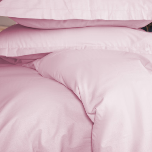 Простынь на резинке Poplin Line "018 Powdery" - высота 25 см (детские 10 см)