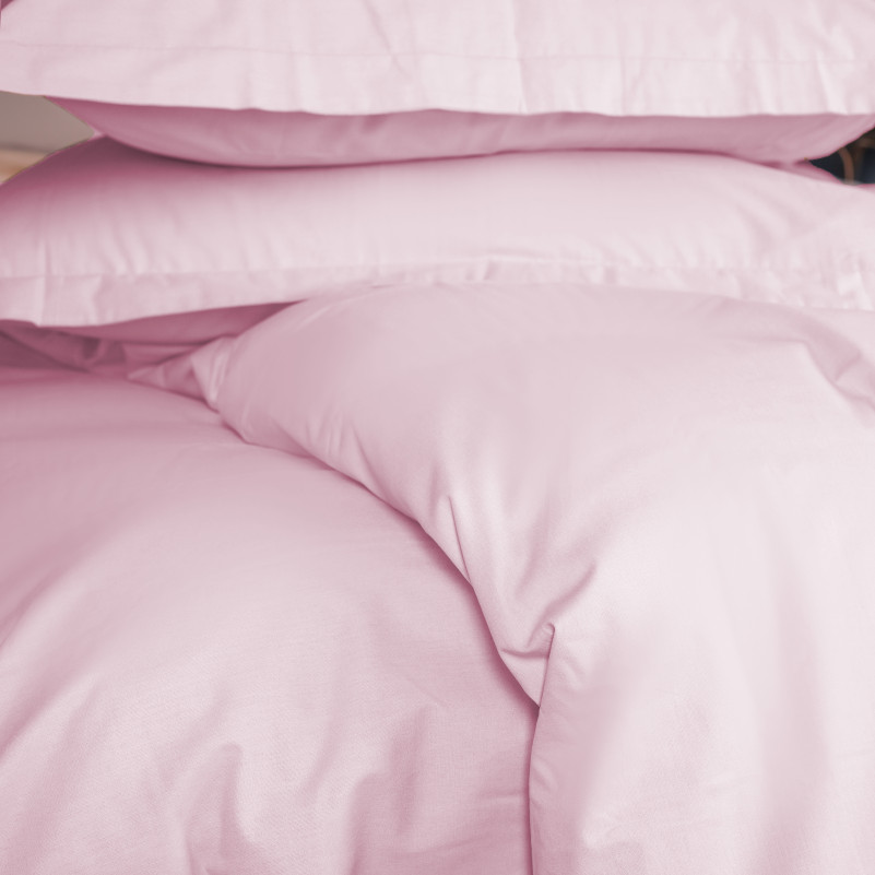 Простынь на резинке Poplin Line "018 Powdery" - высота 25 см (детские 10 см)