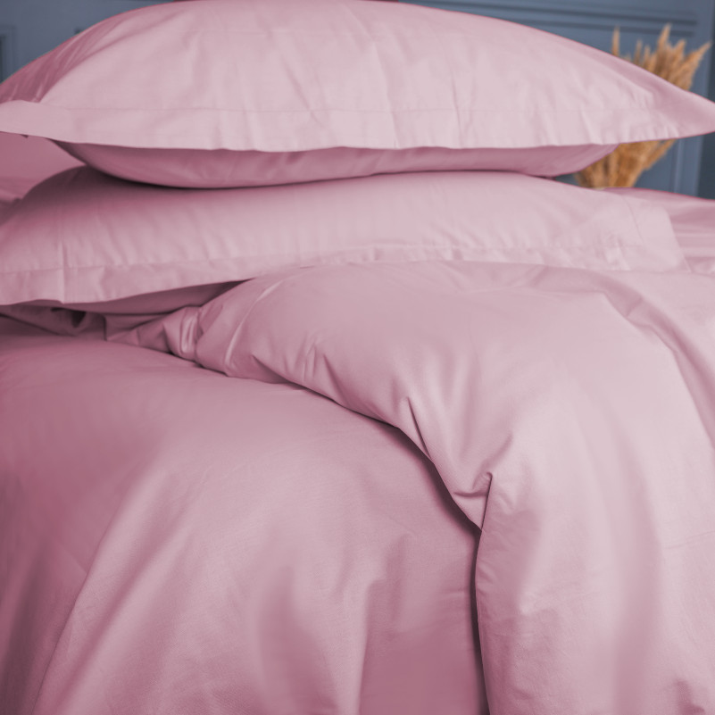 Простынь на резинке Poplin Line "041 Wild rose" - высота 25 см (детские 10 см) - 1