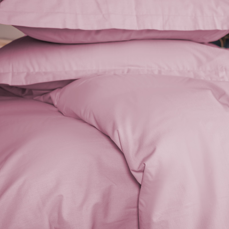 Простынь на резинке Poplin Line "041 Wild rose" - высота 25 см (детские 10 см)