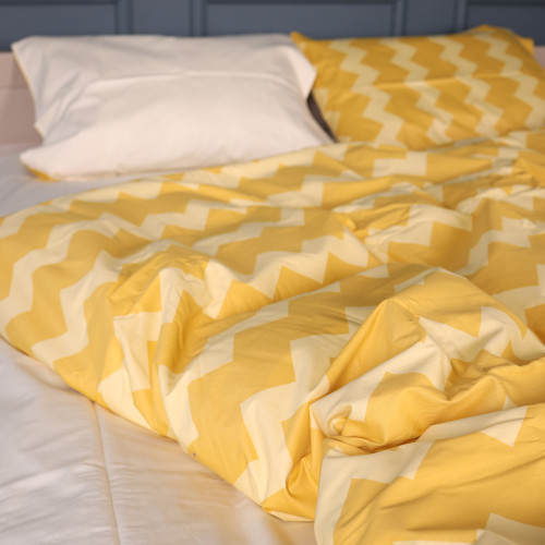 Пододеяльник Сатин 22-1406 Yellow Waves - 2
