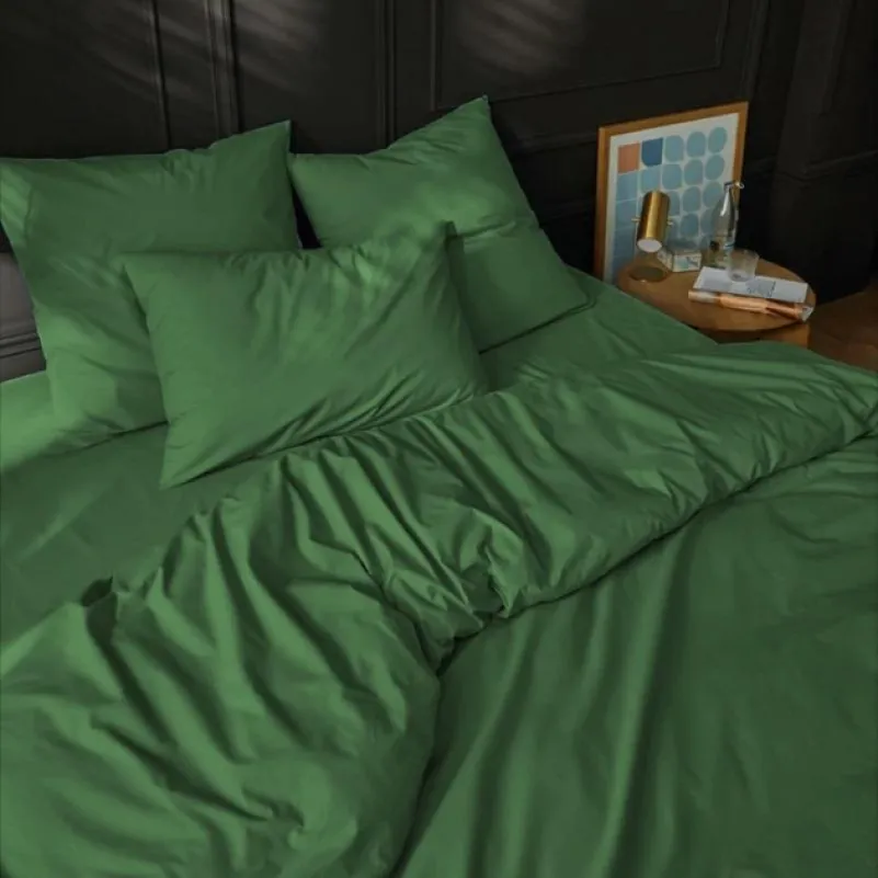 Комплект постельного белья №16-0237 Foliage Mikrosatin Premium Однотонный - 1