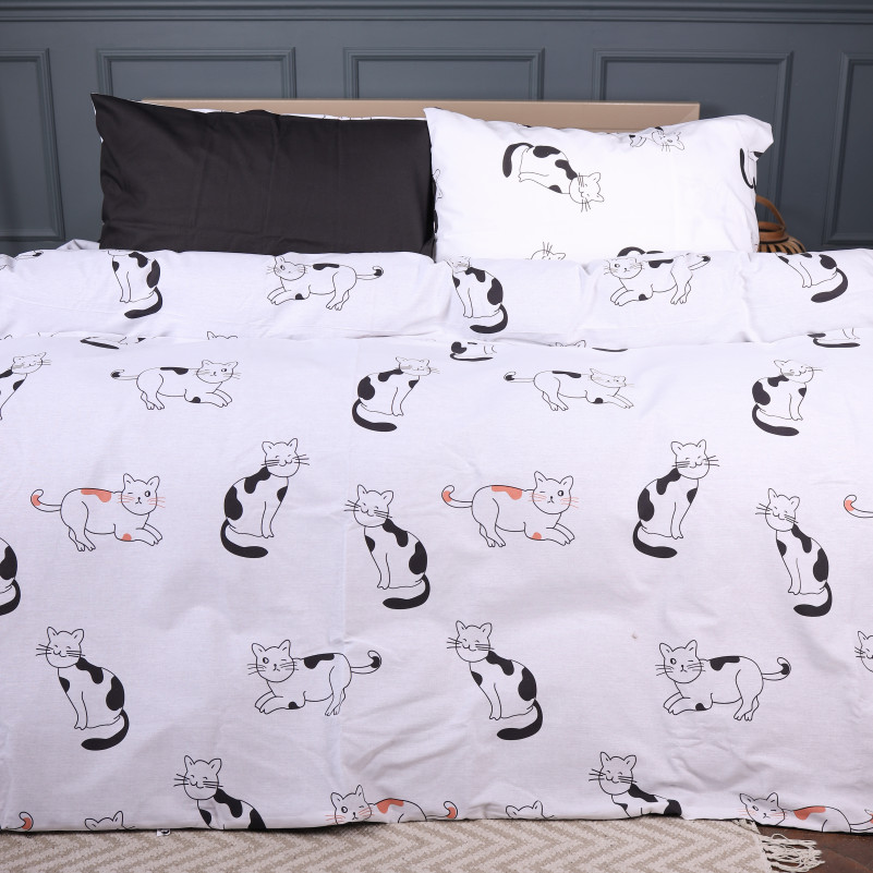 Пододеяльник Ranforce Elite 17-0936 Line Art Cats - 2