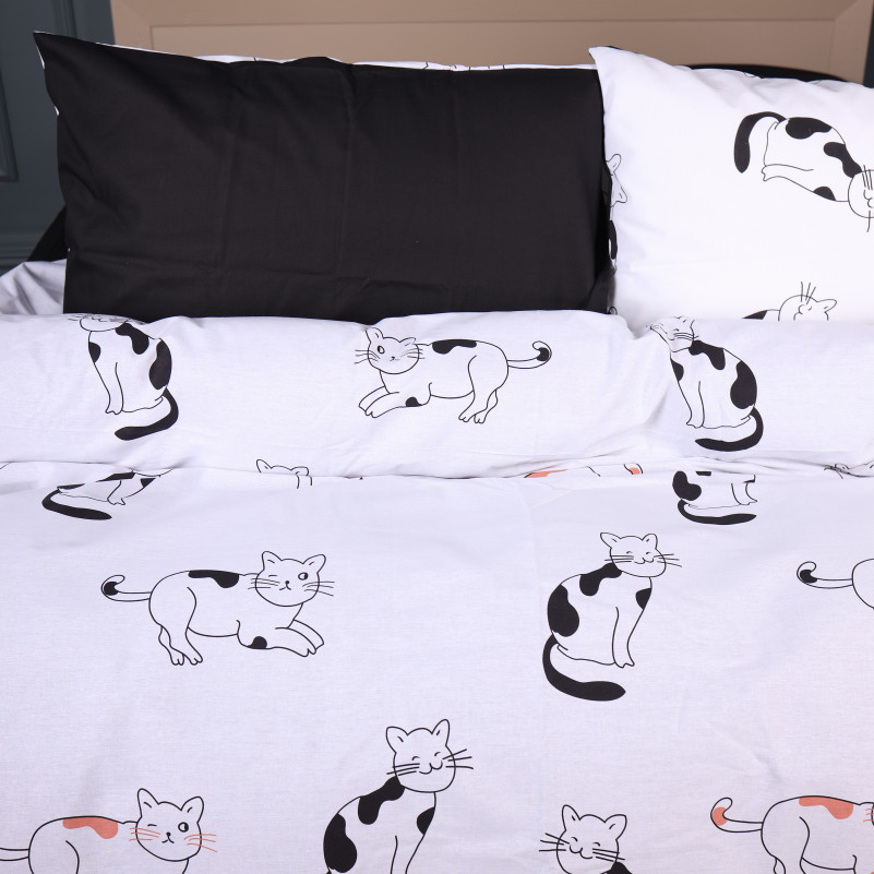 Пододеяльник Ranforce Elite 17-0936 Line Art Cats - 1