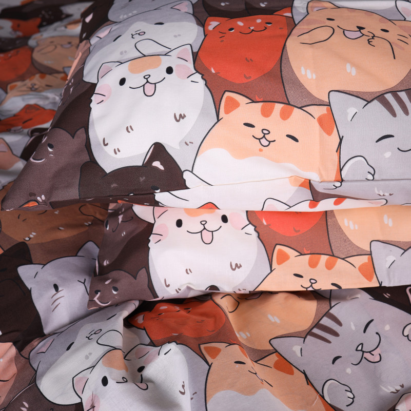 Комплект постільної білизни Бязь Kids Time 17-0838 Kitty's Calm - 1