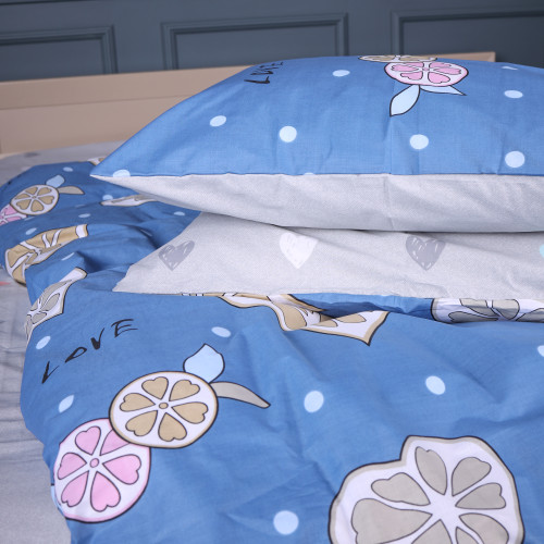 Пододеяльник Бязь 17-0470 Love lemon - 2