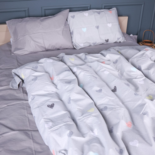Пододеяльник Бязь 17-0782 Pastel Love Print