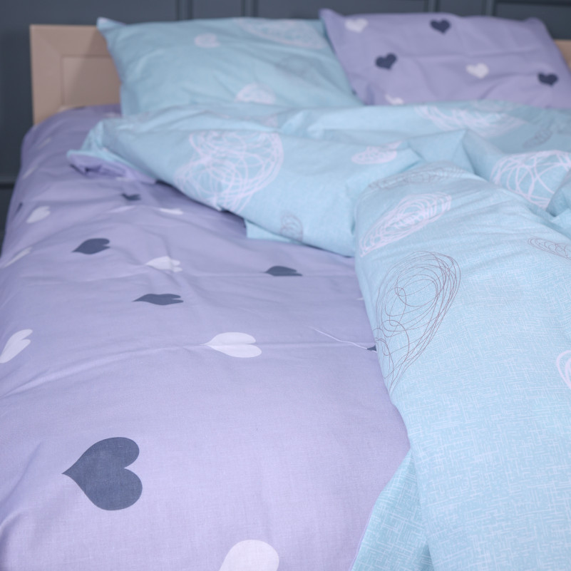 Комплект постільної білизни Бязь 17-0169 Deniz - 2