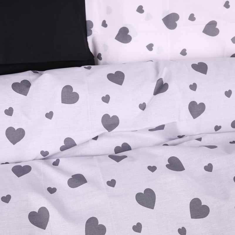 Пододеяльник Ranforce Elite 17-0669 Black and White Love