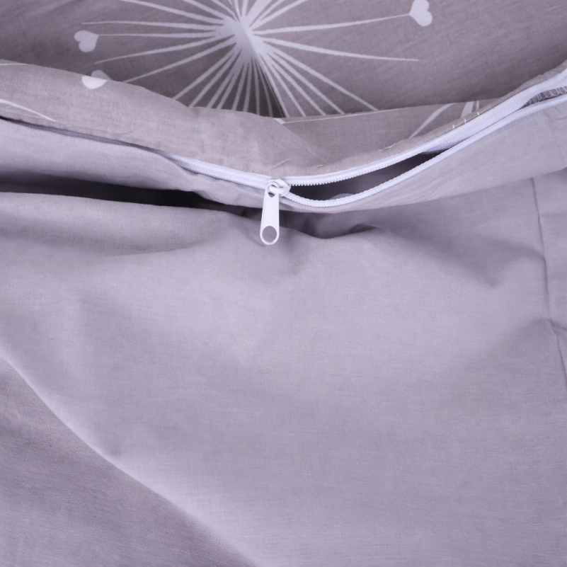 Комплект постельного белья  JUNIOR Poplin 00-3 grey dandelions - 7