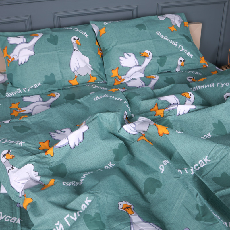 Комплект постільної білизни Бязь 17-0945 Happy Duck - 2