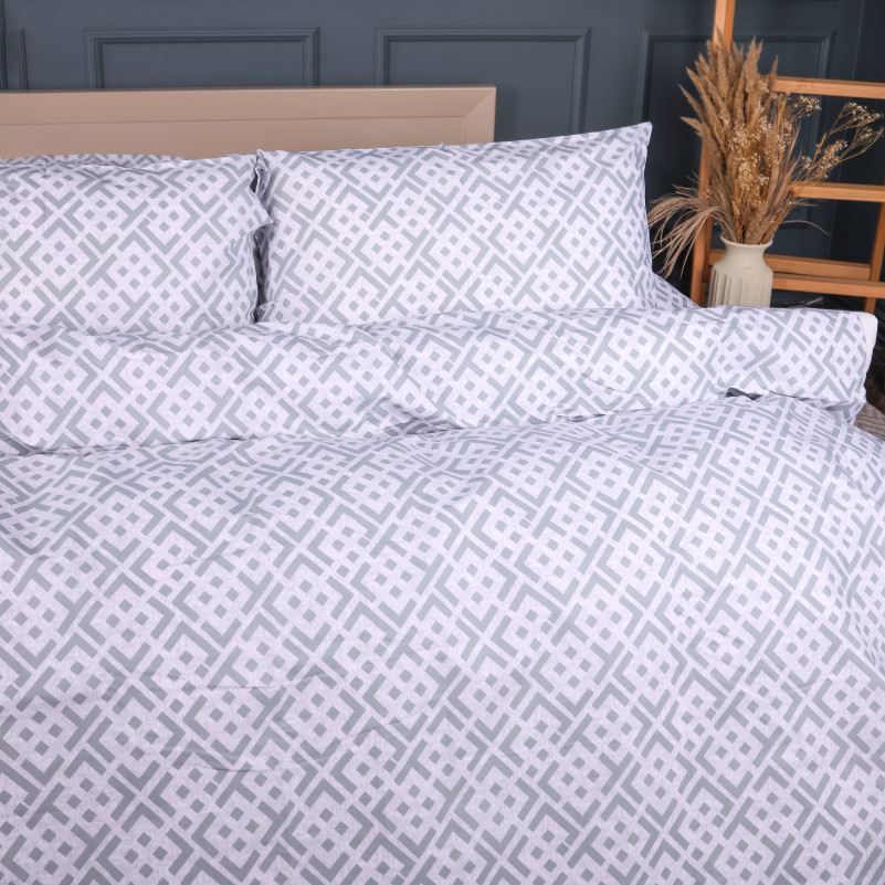 Комплект постільної білизни Ranforce Elite 17-0947 Abstract Gray - 4