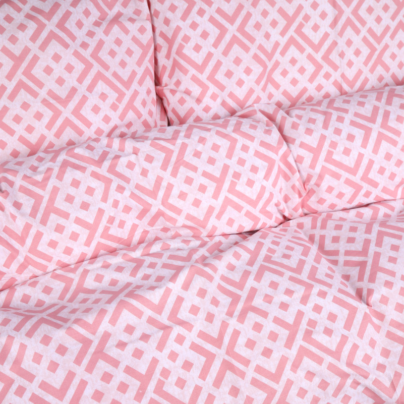 Комплект постільної білизни Ranforce Elite 17-0952 Abstract Pink - 3