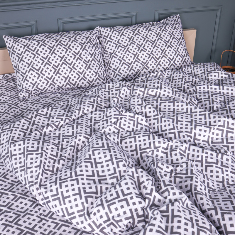 Комплект постельного белья Бязь 17-0950 Abstract Graphite - 1