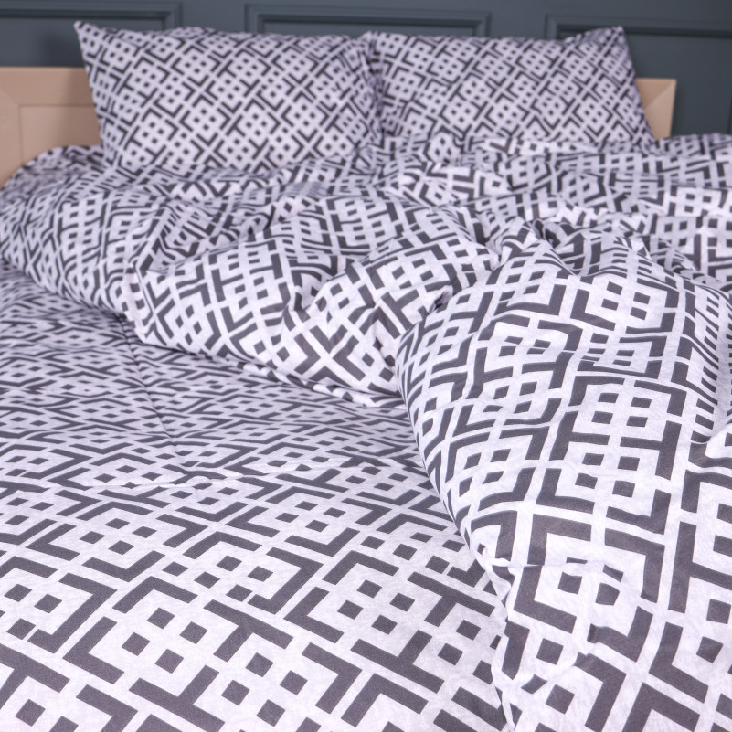 Пододеяльник Ranforce Elite 17-0950 Abstract Graphite - 5