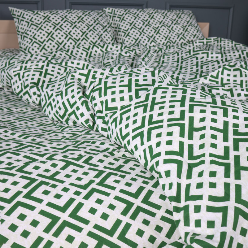 Пододеяльник Ranforce Elite 17-0951 Abstract Green - 5