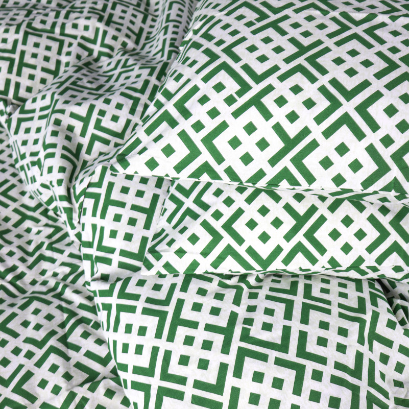 Комплект постельного белья Бязь 17-0951 Abstract Green - 5