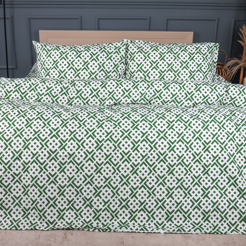 Пододеяльник Ranforce Elite 17-0951 Abstract Green - 2