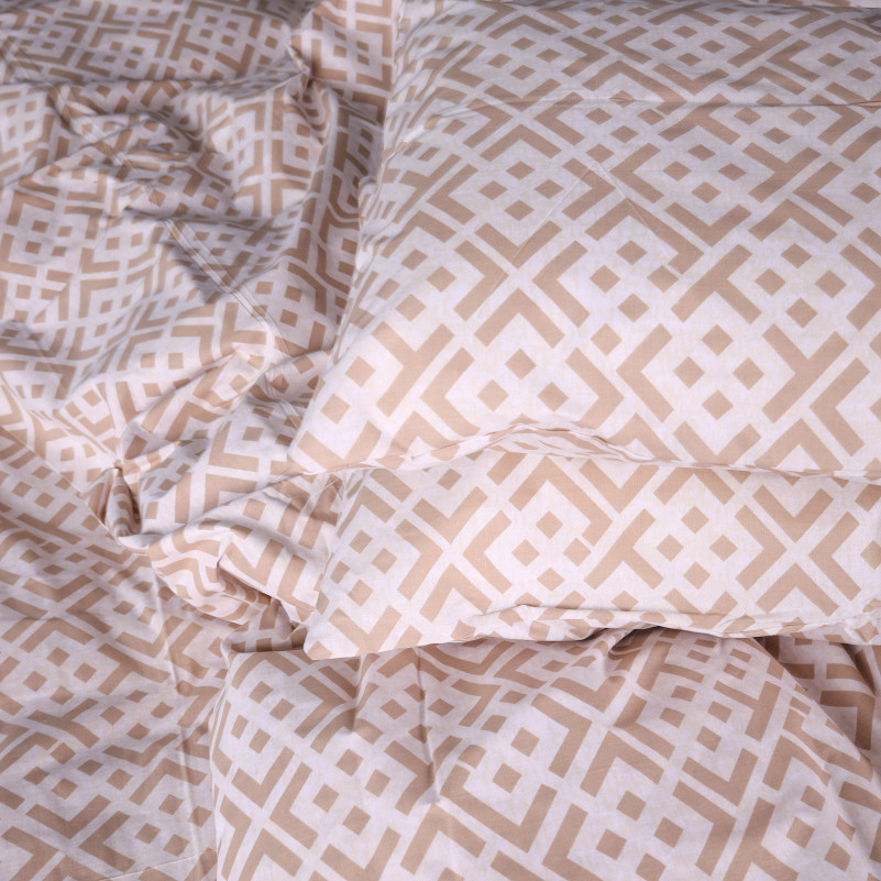 Комплект постільної білизни Ranforce Elite 17-0948 Abstract Beige - 5