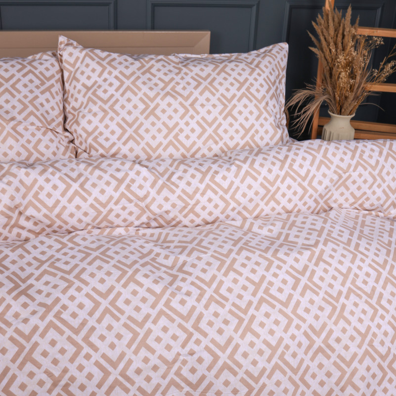 Комплект постільної білизни Ranforce Elite 17-0948 Abstract Beige - 2