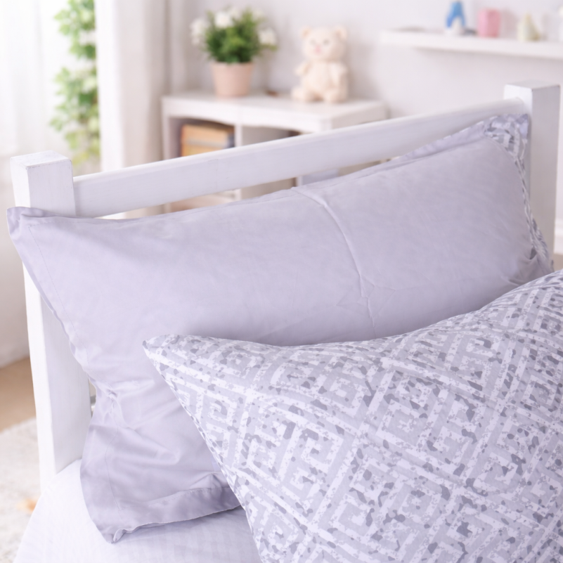 Комплект постельного белья JUNIOR Poplin 00-6 geometry grey - 4