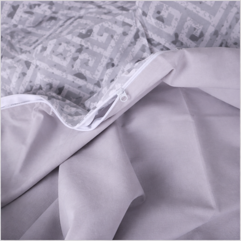 Комплект постельного белья JUNIOR Poplin 00-6 geometry grey - 10