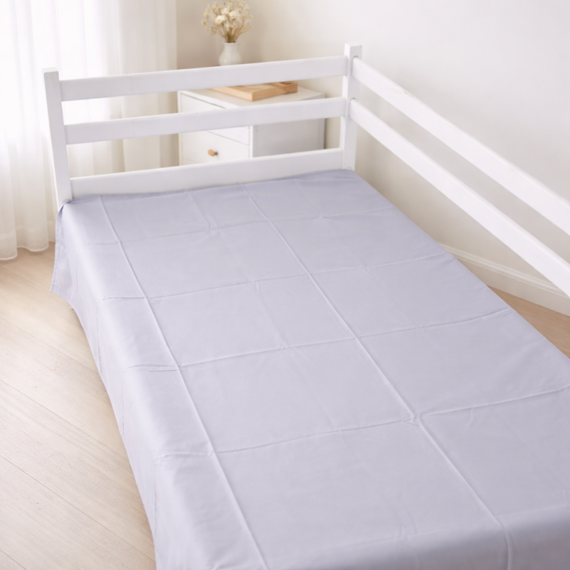 Комплект постельного белья  JUNIOR Poplin 00-3 grey dandelions - 6