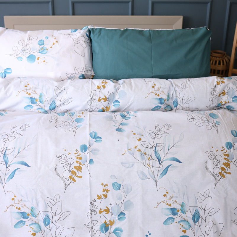 Комплект постільної білизни Ranforce Elite 17-0953 Sky Leaves - 1