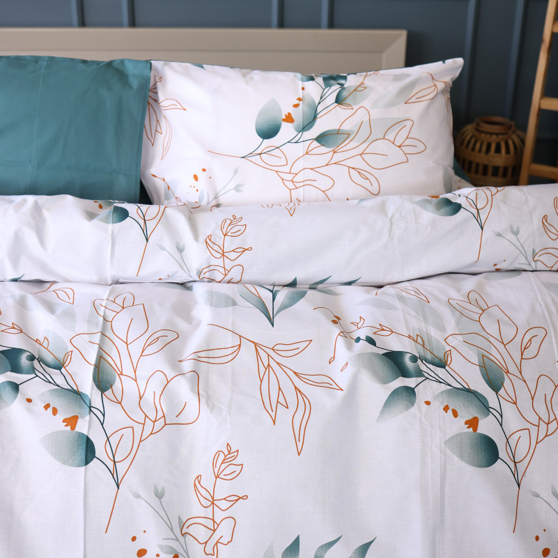 Комплект постільної білизни Ranforce Elite 17-0954 Delicate Foliage - 1