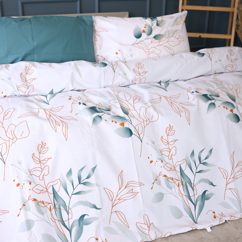 Комплект постільної білизни Ranforce Elite 17-0954 Delicate Foliage - 2