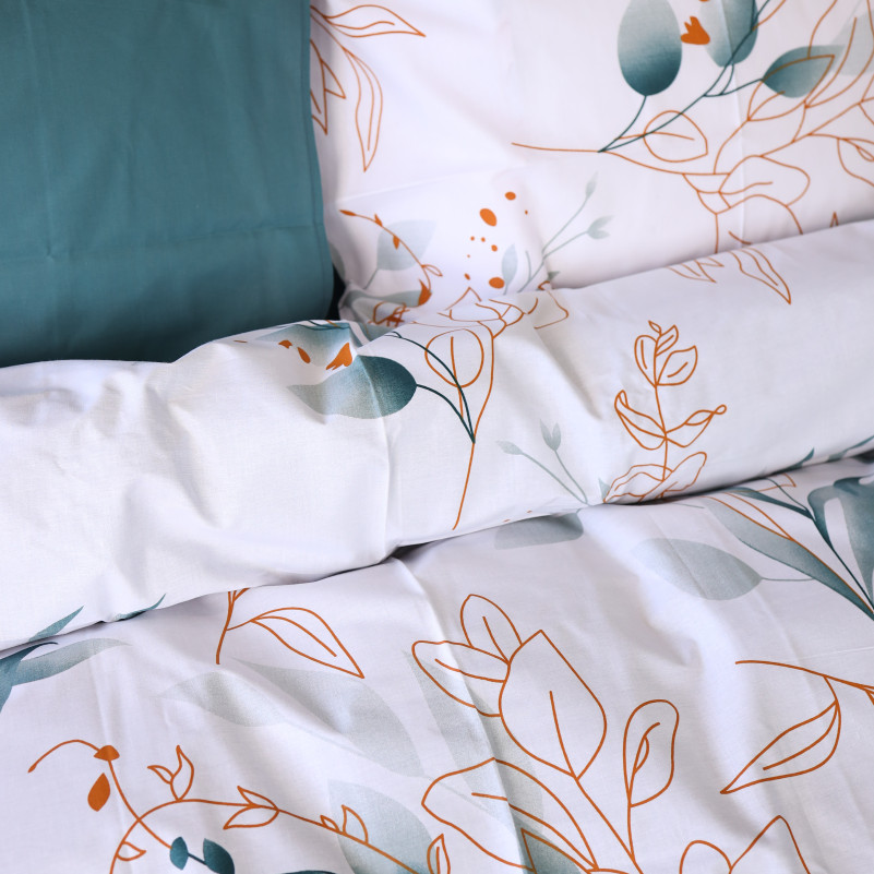 Комплект постільної білизни Ranforce Elite 17-0954 Delicate Foliage - 3