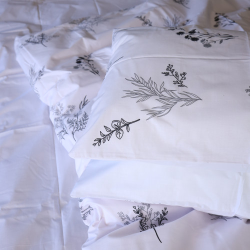 Підковдра Бязь 17-0956 White Botanica - 2