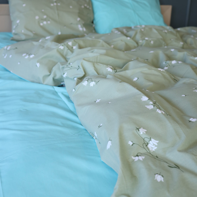 Пододеяльник Ranforce Elite 17-4736 Green leaves - 3