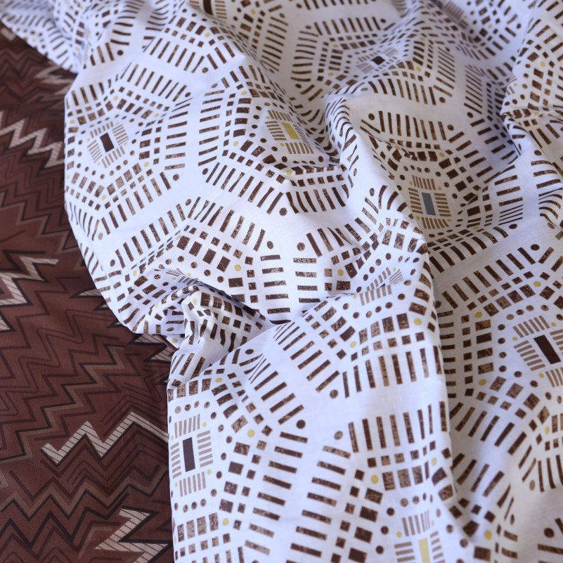 Простирадло Бязь 17-0739 Amber Geometrics - 2