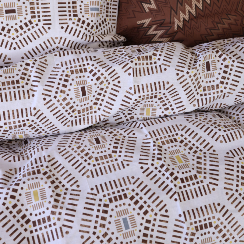 Комплект постельного белья Ranforce Elite TEENAGER 17-0739 Amber Geometrics - 2