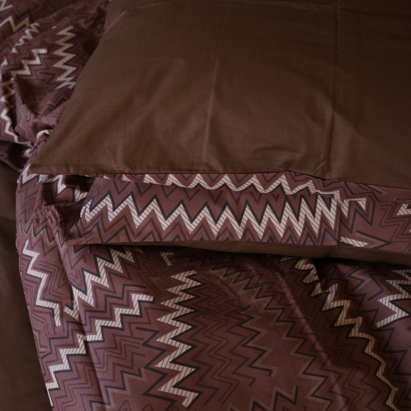 Комплект постільної білизни Бязь 17-0631 Diamond Brown - 3