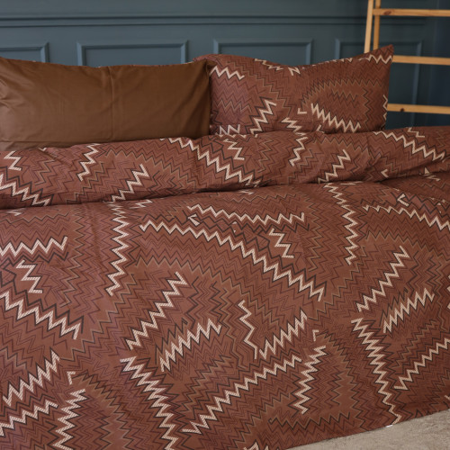 Комплект постільної білизни Ranforce Elite 17-0631 Diamond Brown - 4