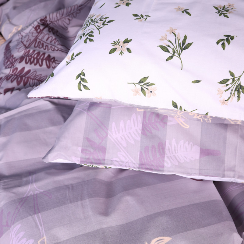 Пододеяльник Ranforce Elite 17-0668 Grey Blooms - 4