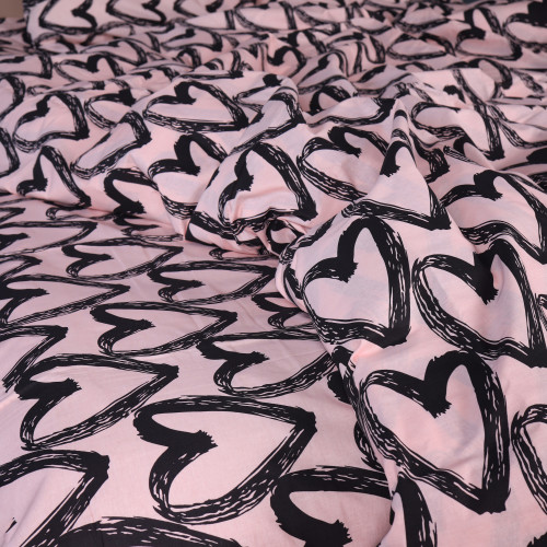 Підковдра Бязь 17-0962 Heart Lines - 2