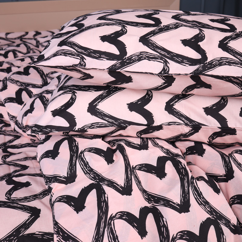 Комплект постельного белья Бязь 17-0962 Heart Lines - 2