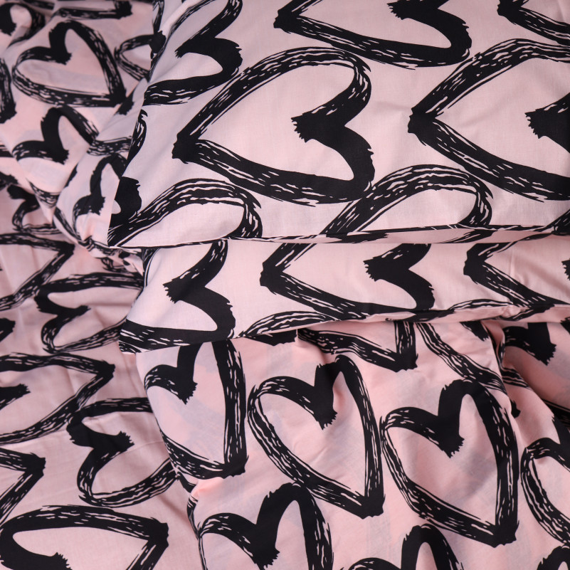 Комплект постельного белья Бязь 17-0962 Heart Lines - 4