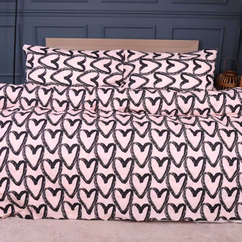 Пододеяльник Ranforce Elite 17-0962 Heart Lines - 1