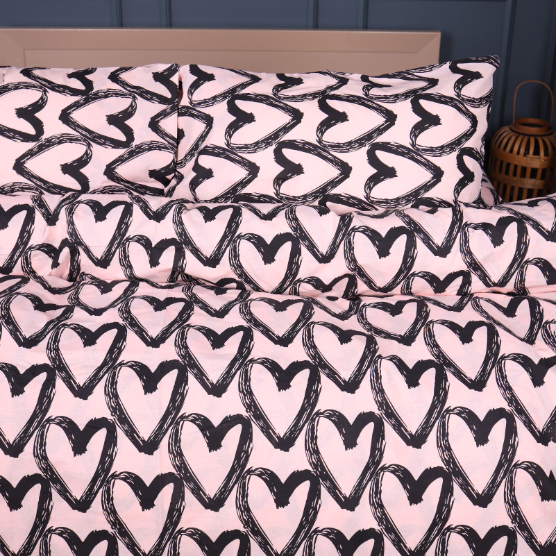 Пододеяльник Ranforce Elite 17-0962 Heart Lines - 2