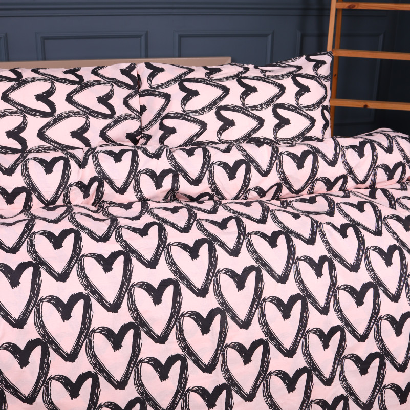 Комплект постельного белья Ranforce Elite 17-0962 Heart Lines - 4