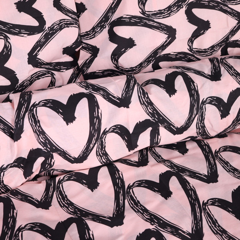 Пододеяльник Ranforce Elite 17-0962 Heart Lines