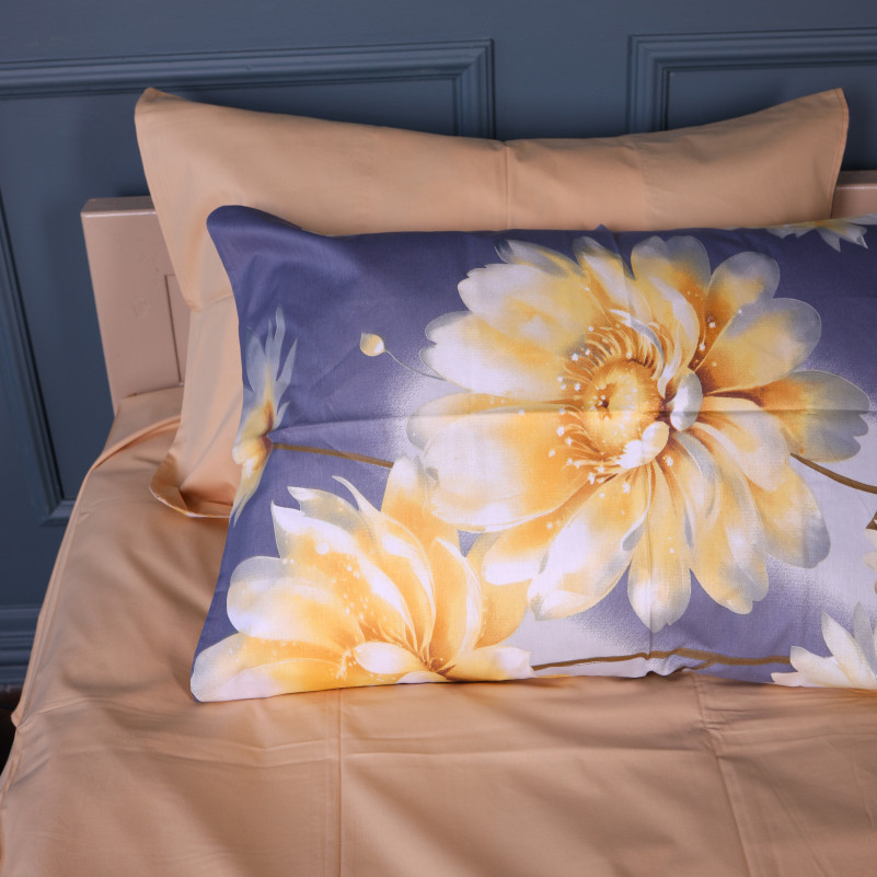 Комплект постельного белья  Сатин 22-1471 Golden Bloom - 1