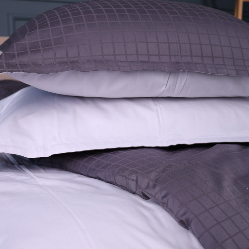 Наволочка Сатин Сатин Жакард 6042 Freedom Grid - 1